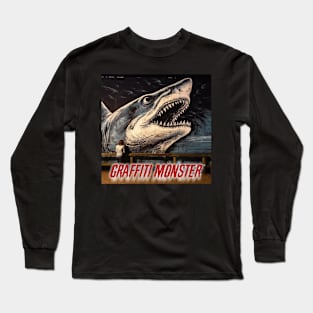 Graffiti Monster ™ - Series #0 - New England Summer Sharks - 4 of 9 Long Sleeve T-Shirt